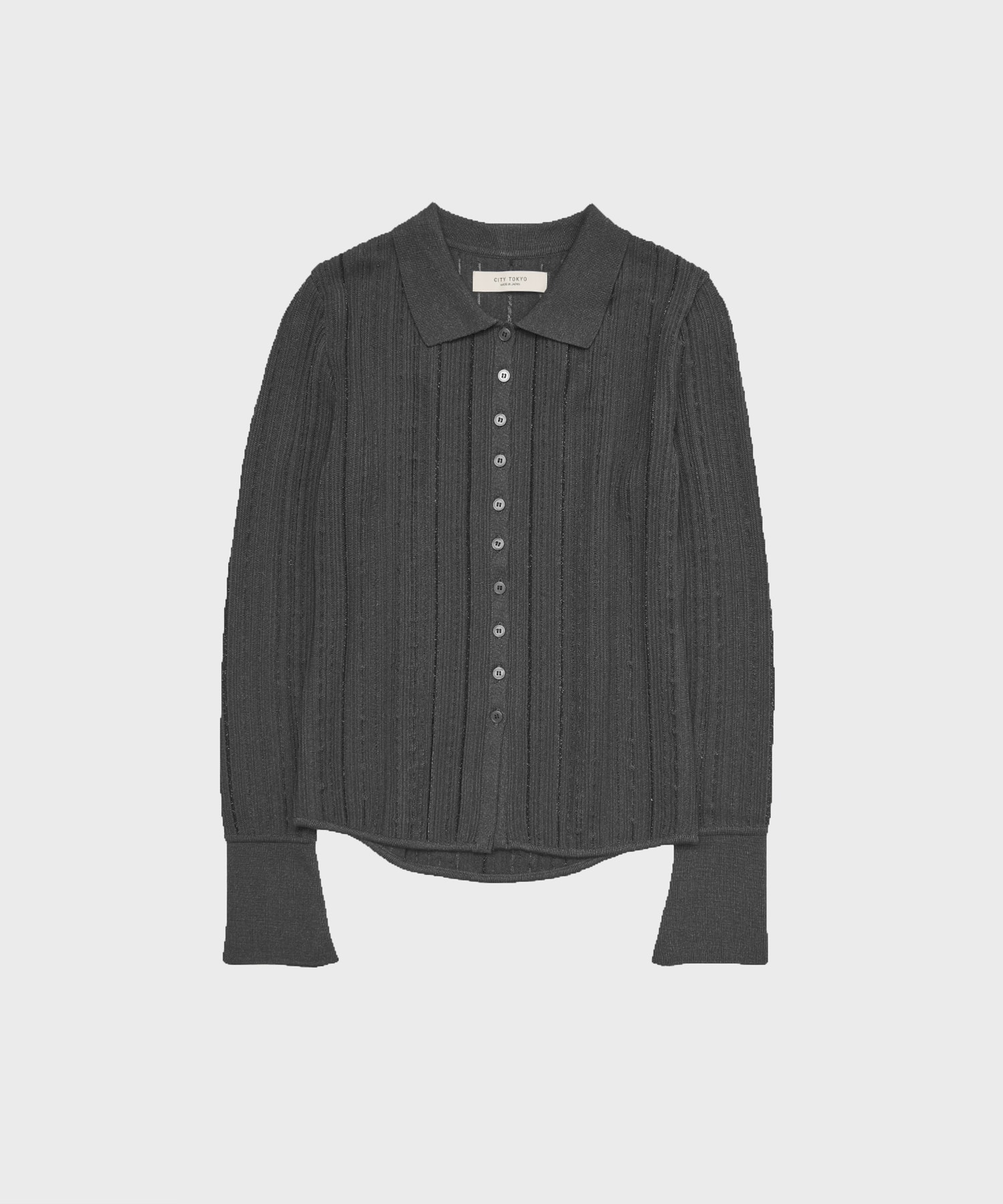 Polo Knit Cardigan