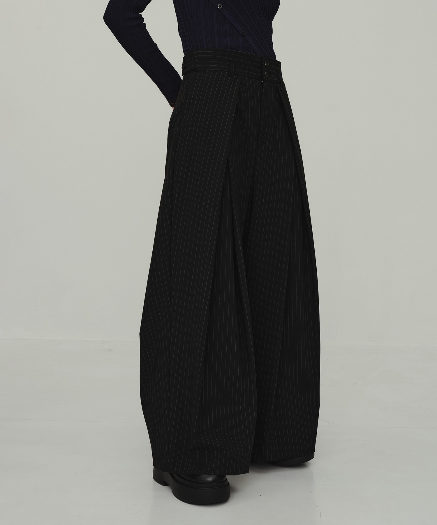 Striped Wide Pants