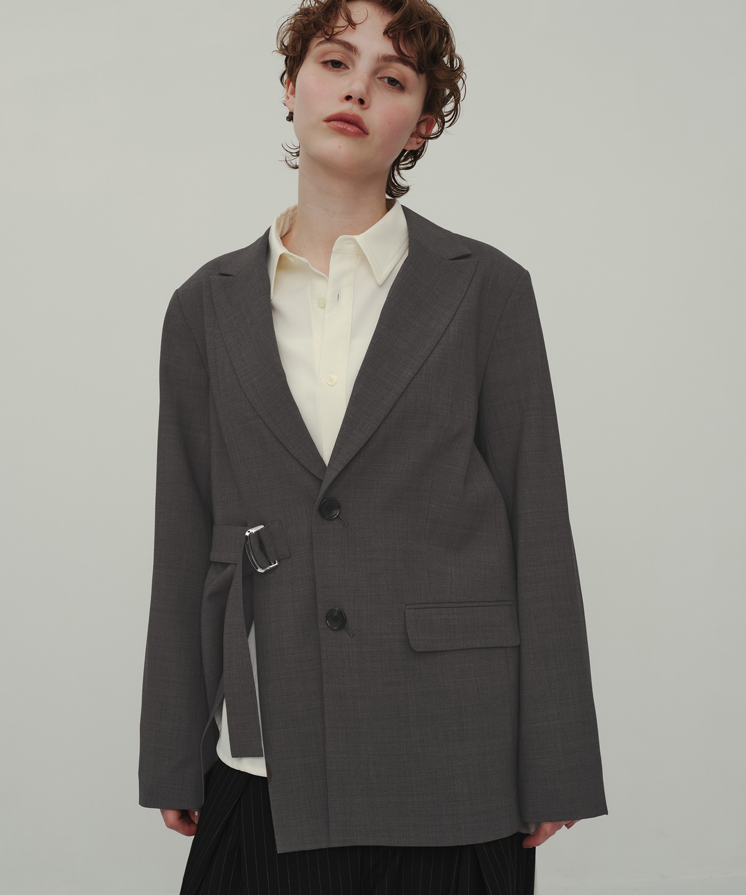 Belted Tailored Jacket