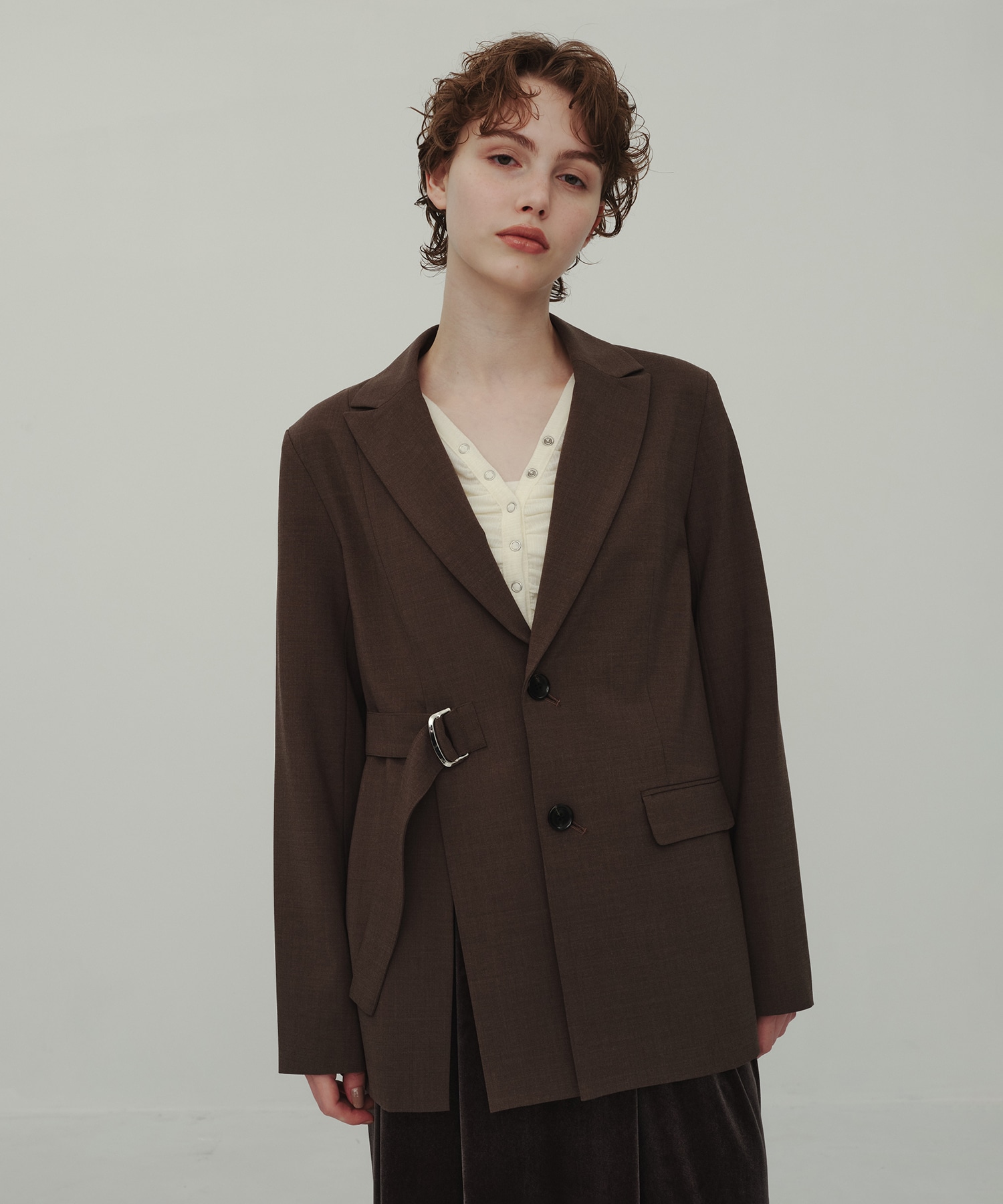 Belted Tailored Jacket
