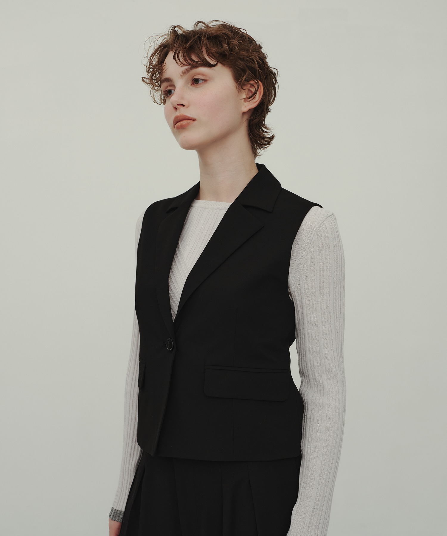 Single Lapel Vest