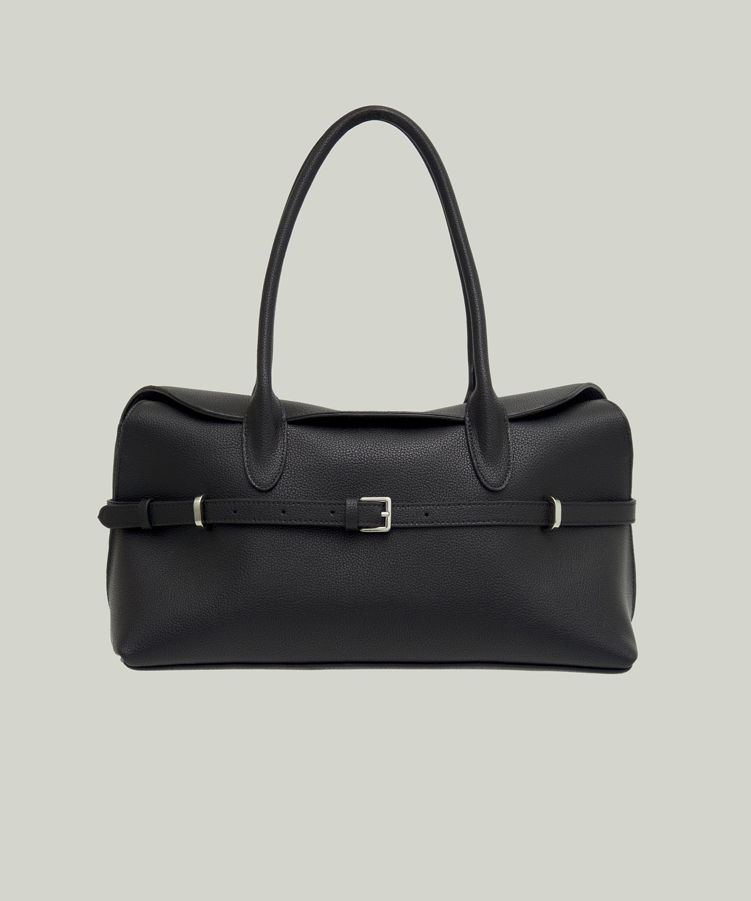 Leather Belted Handbag