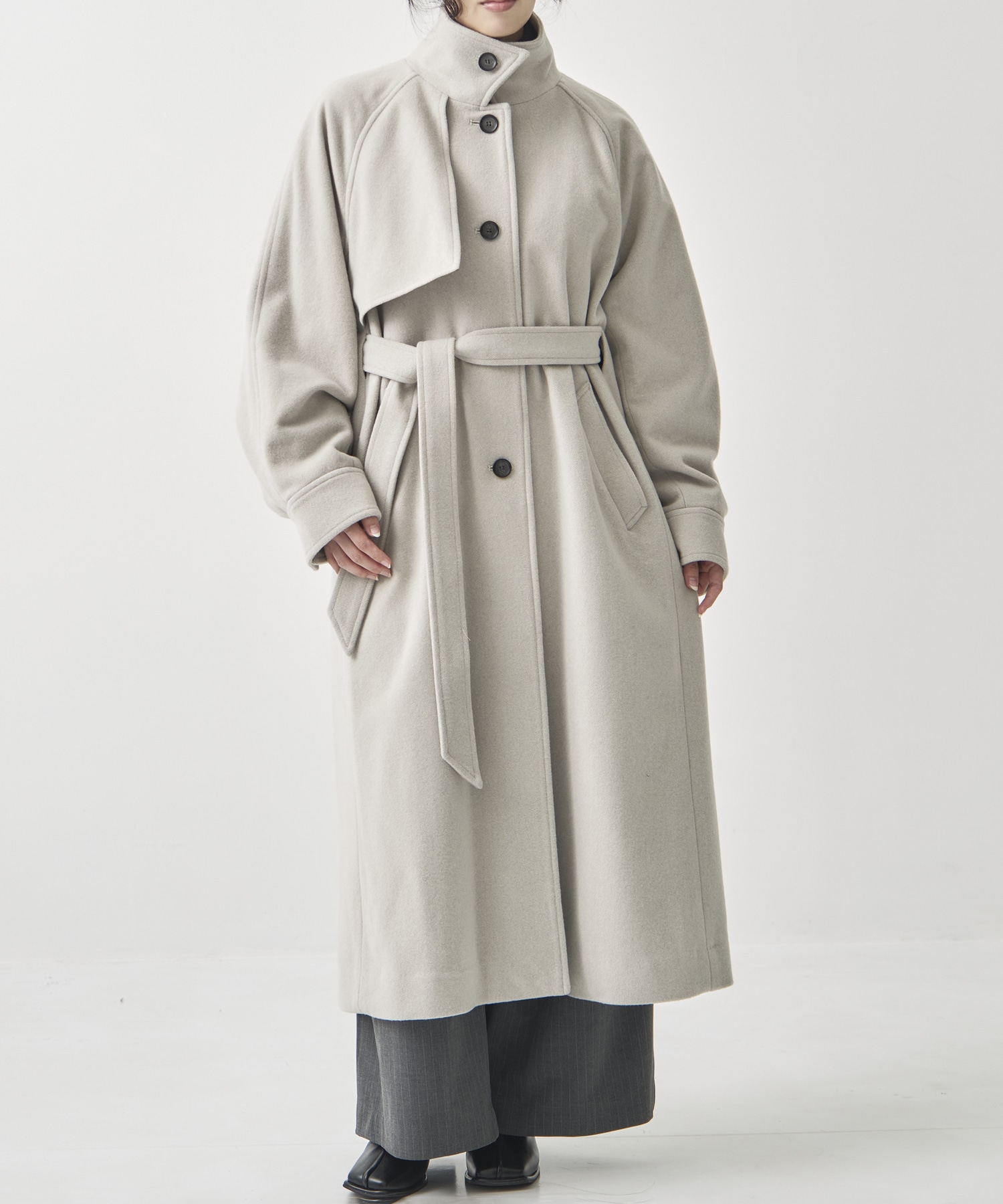 StandCollar Wool Coat