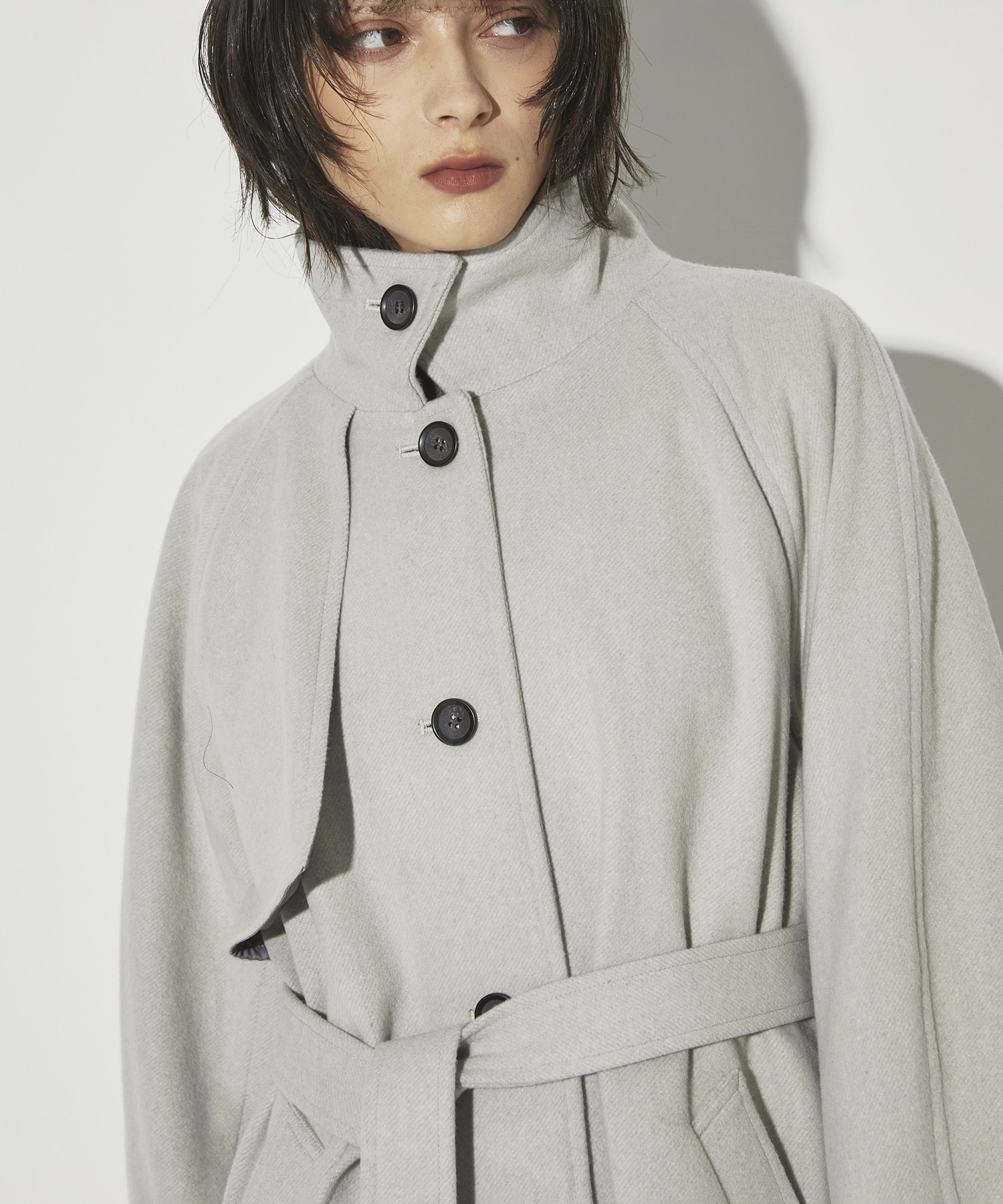 StandCollar Wool Coat