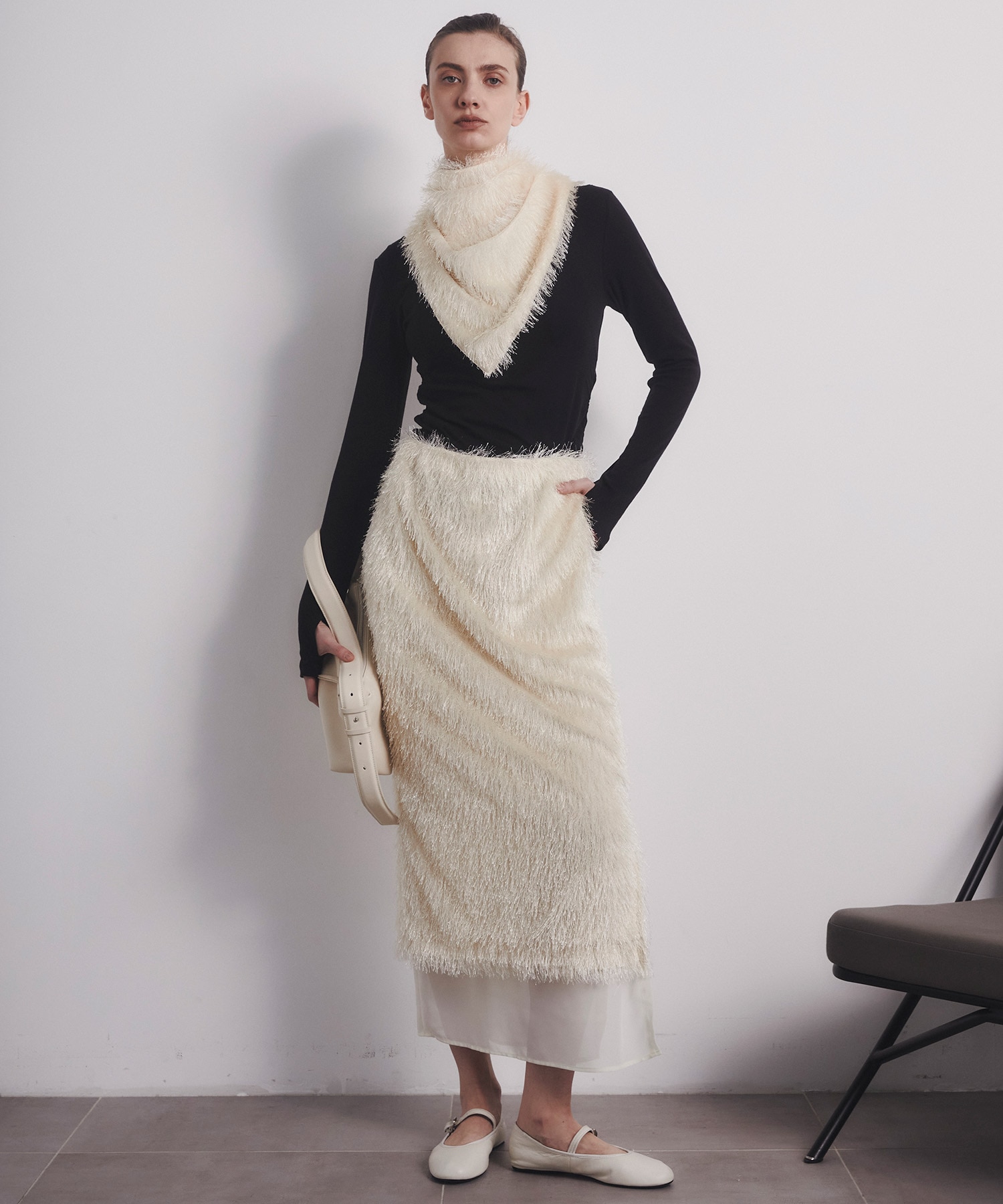 Scarf Wrapped Fringe SK